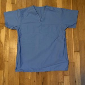 Ceil Blue Scrub Top
